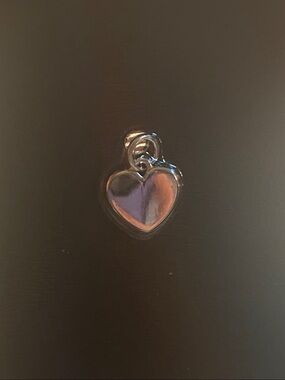 NWT 925 Sterling Silver Heart Charm Dainty Pendant